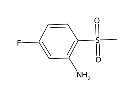 5-Fluoro-2-methylsulfonylaniline molecular structure