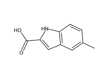 5-Methylindole-2-carboxylic acid molecular structure