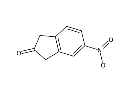 5-Nitro-2-indanone molecular structure
