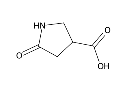 5-Oxopyrrolidine-3-carboxylic acid molecular structure