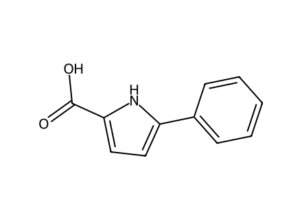 5-Phenyl-1H-pyrrole-2-carboxylic acid molecular structure