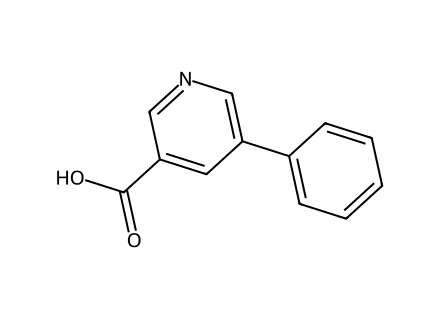 5-Phenylnicotinic acid molecular structure