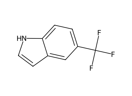 5-(Trifluoromethyl)indole molecular structure