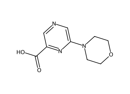6-(4-Morpholinyl)-2-pyrazinecarboxylic acid molecular structure