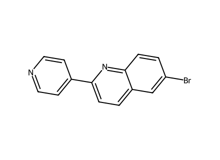 6-Bromo-2-Pyridin-4-Ylquinolin molecular structure