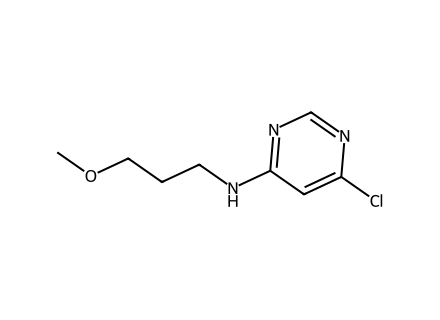 6-Chloro-N-(3-methoxypropyl)-4-pyrimidinamine molecular structure