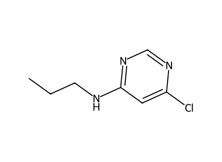 6-Chloro-N-propyl-4-pyrimidinamine molecular structure
