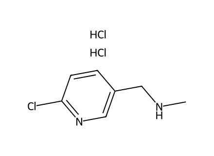 6-chloropyridin-3-yl-methyl-methylamine-dihydrochloride molecular structure