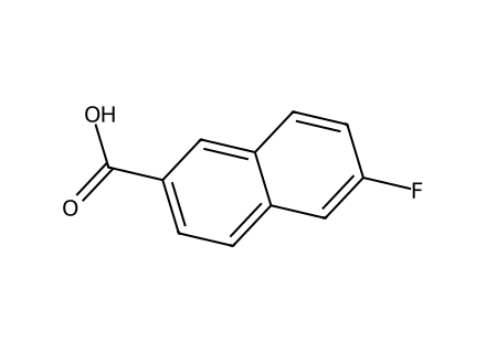 6-Fluoro-2-Naphthoic Acid molecular structure