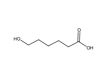 6-Hydroxycaproic acid molecular structure