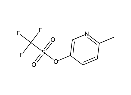 6-methyl-3-pyridyl-trifluoromethanesulfonate molecular structure