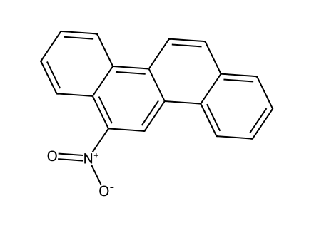 6-Nitrochrysene molecular structure