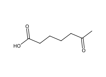 6-Oxoheptanoic Acid molecular structure