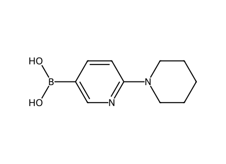 6-(Piperidin-1-yl)pyridin-3-ylboronic acid molecular structure
