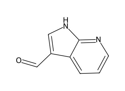 7-azaindole-3-carboxaldehyde molecular structure