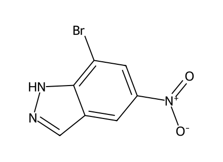7-Bromo-5-nitro-1H-indazole molecular structure