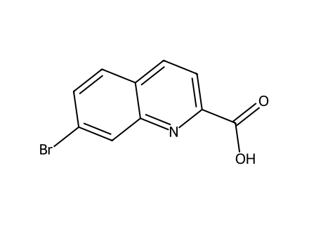 7-Bromoquinoline-2-Carboxylic Acid molecular structure