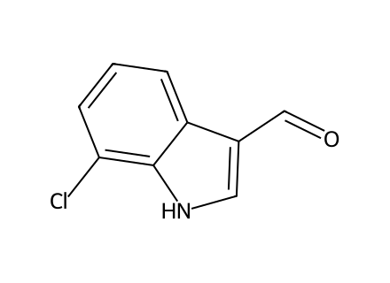 7-Chloro-3-Formylindole molecular structure