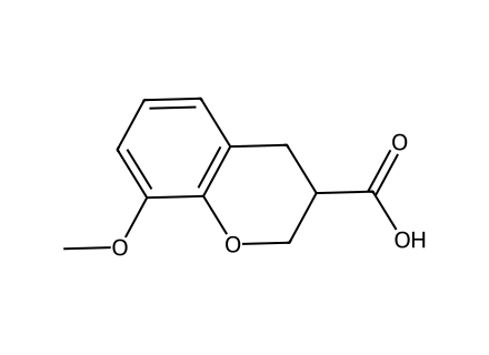 8-Methoxy-chroman-3-carboxylic acid molecular structure