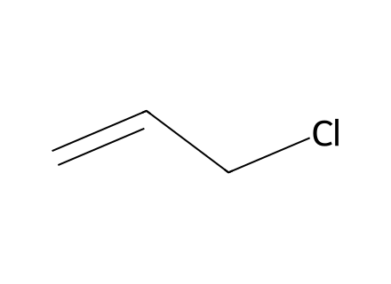 Allyl Chloride, Reagentplus molecular structure