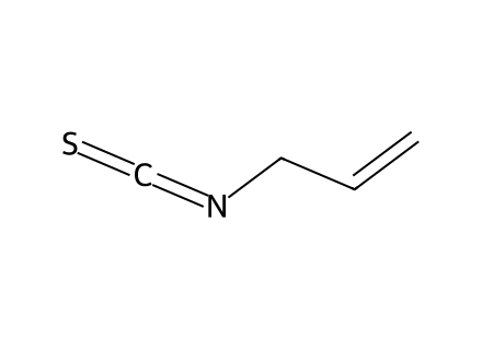 Allyl Iso Thiocyanate molecular structure