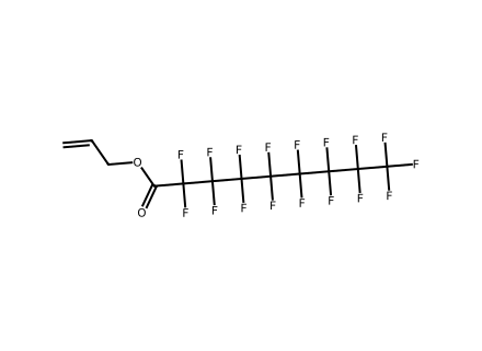 Allyl perfluoro-n-nonanoate molecular structure