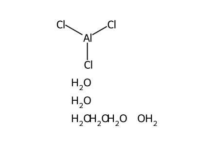 Aluminium Chloride Hexahydrate molecular structure