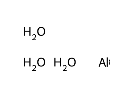 aluminium-trihydrate molecular structure