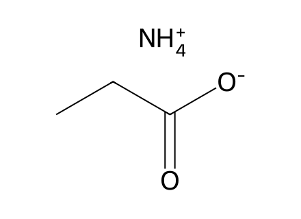 Ammonium Propionate molecular structure