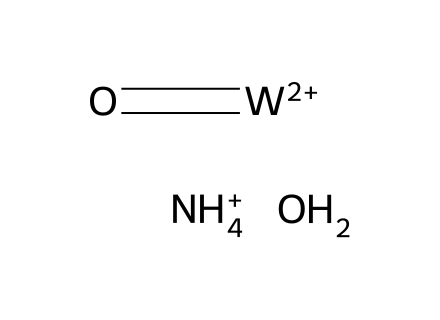 Ammonium tungsten oxide hydrate molecular structure