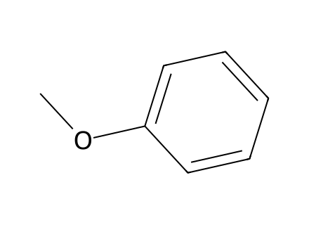 Anisole molecular structure
