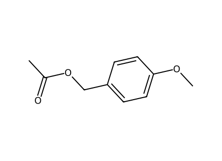 anisyl-acetate molecular structure
