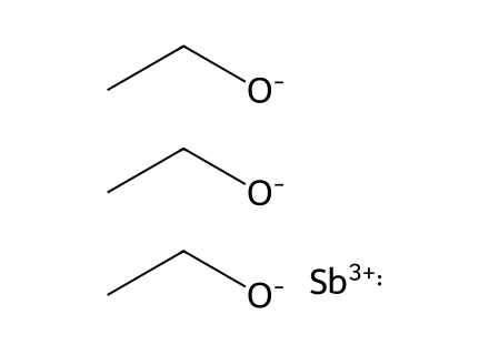Antimony(III) ethoxide molecular structure