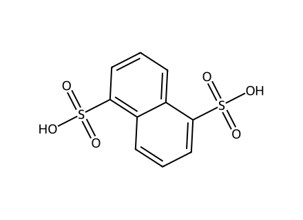 Armstrong's Acid (Naphthalene-1,5-Disulfonic Acid) molecular structure