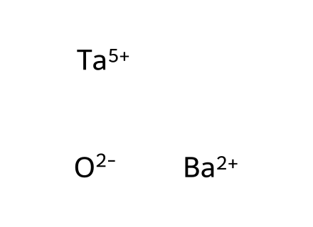 Barium tantalum oxide molecular structure
