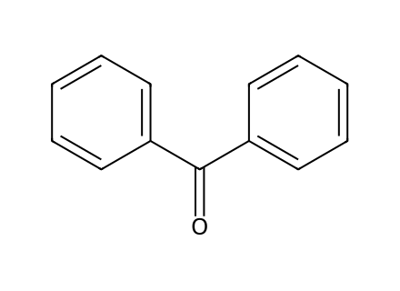 Benzophenone, Sublimed, 99+% molecular structure
