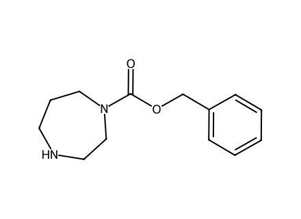 benzyl-1-homopiperazinecarboxylate molecular structure
