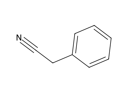 Benzyl Cyanide molecular structure