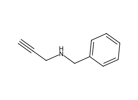 benzylprop-2-ynylamine molecular structure