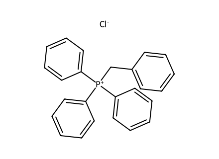 Benzyltriphenylphosphonium chloride molecular structure