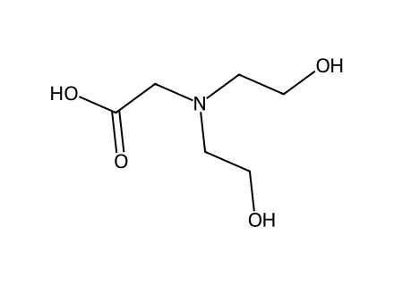 Bicine molecular structure