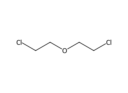 Bis(2-chloroethyl) ether molecular structure