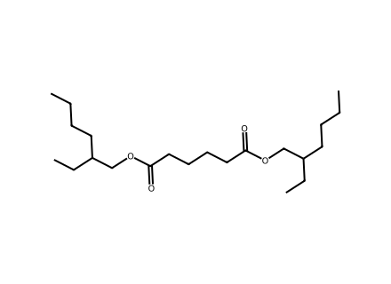 bis-2-ethylhexyl-adipate molecular structure