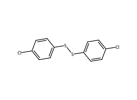 Bis(4-Chlorophenyl)Disulfide molecular structure