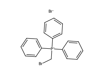 (Bromomethyl)triphenylphosphonium bromide molecular structure