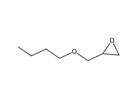 Butyl Glycidyl Ether molecular structure