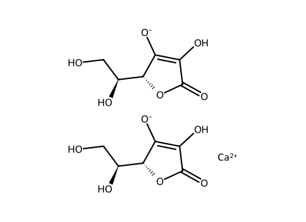 calcium-ascorbate molecular structure