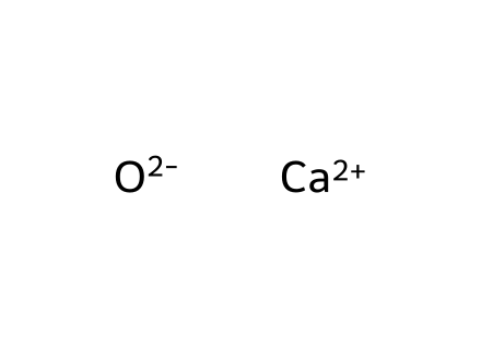 Calcium Oxide molecular structure