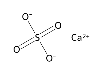 Calcium Sulfate Anhydrous molecular structure