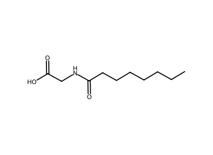Capryloyl Glycine molecular structure